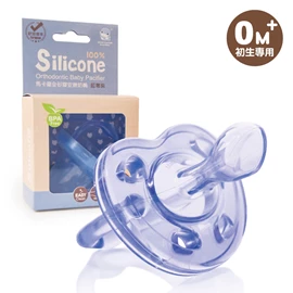 台湾KuKu Duck 马卡龙 全矽胶安抚奶嘴-0至6个月(两色选)