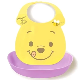 Disney 嬰幼兒立體式圍兜-維尼熊