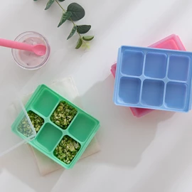 韓國Baby&I 矽膠嬰兒食品立方儲存器-40ml x 6格