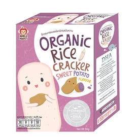 Apple Monkey 有機DHA牙仔餅(低敏)-30G(3G X 10包)甘薯味