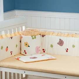 Lenny World 嬰兒床圍(全棉貢緞)-好友時光