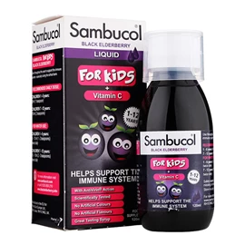 英國Sambucol 黑接骨木果漿(含維他命C)-120ml