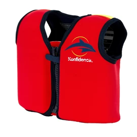 英國Konfidence 幼兒游泳學習助浮衣-紅/黃色
