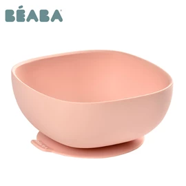 法国BEABA 矽胶吸盘学习碗-10oz 粉红