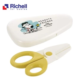 日本Richell X Snoopy 嬰兒食物剪刀連盒