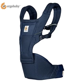 美國Ergobaby Alta 坐墊式背帶-透氣款 午夜藍