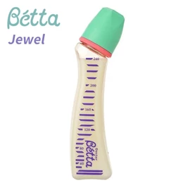 日本Betta Jewel 防胀气奶瓶-PPSU 240ml 绿色盖