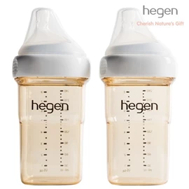 新加坡hegen PCTO™ 多功能寬口奶瓶-PPSU 240ml 兩個裝 白色