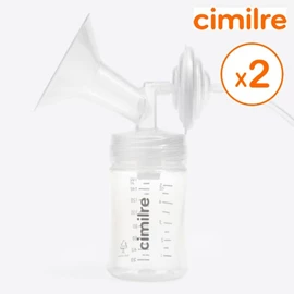 韓國Cimilre 奶泵喇叭套裝(連喉管及奶瓶)-雙邊