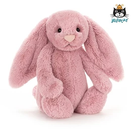 英國 JellyCat Bashful Bunny 兔仔公仔-Tulip Pink