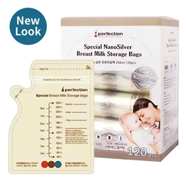 韓國Jaco Perfection 感溫納米銀儲奶袋-250ml 120個裝