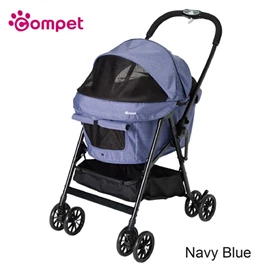 Compet Miliclan Lite 中型寵物車三天窗-海藍色