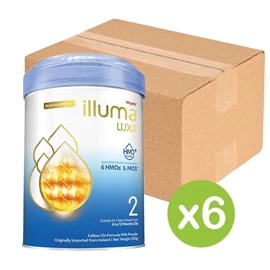 惠氏illuma LUXA 較大嬰兒配方奶粉;2號(6-12個月) 850g X 6罐