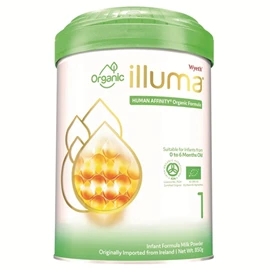 惠氏illuma Organic 有機初生嬰兒配方奶粉;1號(0-6個月) 850g