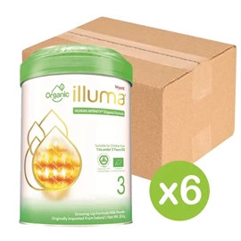 惠氏illuma Organic 有機幼兒成長配方奶粉;3號(1-3歲) 850g X 6罐