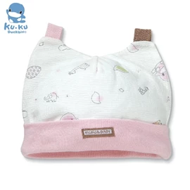 台灣KuKu Duck 跑跑小象可愛帽-粉紅色