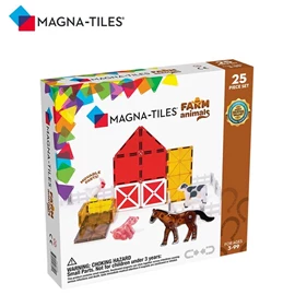 Magna-Tiles 磁力積木-農場動物 25片