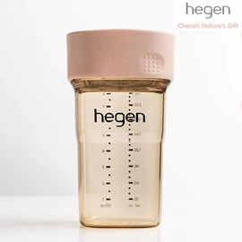新加坡hegen PCTO™ PPSU 防漏飲水杯-240ml/8oz 粉紅