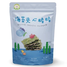台灣幸福米寶 海苔夾心脆脆-紫米原味 30g