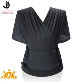 韓國Pognae Step One Air 初生嬰兒揹帶(防UV)-黑色