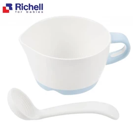 日本Richell TLI 嬰兒磨碎用小碗(附研磨匙)