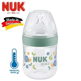 德國Nuk For Nature 母感寬口奶瓶(感溫)-PP 150ml (顏色隨機)