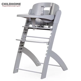 Childhome Evosit 可調式高腳餐椅連餐盤-石灰色