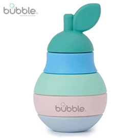 Bubble 全矽膠牙膠堆疊玩具-梨型