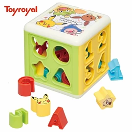 日本Toyroyal 圖形顏色認知配對盒-比卡超
