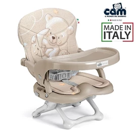 意大利CAM Smarty Pop 便攜小餐椅-卡其/熊仔