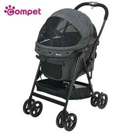 Compet miliclan α 中型犬寵物車-冷酷黑