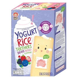 Apple Monkey 有機益生元牙仔餅(低敏無麩質)-32G 混合雜莓味