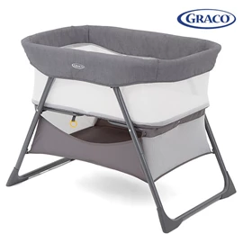 美國Graco Side By Side 伴睡床邊床-灰色