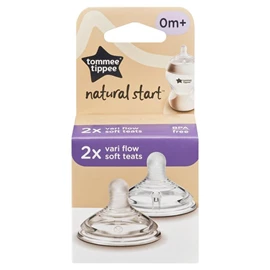 英國Tommee Tippee Natural Start 超柔軟奶嘴 -可變流量 0個月以上 兩個裝