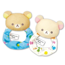 松弛熊 布质婴儿玩具摇铃(可绑手腕及脚腕)