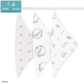 美國Aden+Anais 嬰兒洗面巾–愛麗絲夢遊仙境 3條裝