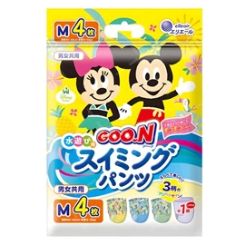 日本Goon 大王游泳學習褲(4條裝)-男女共用 M碼 6-12kgs