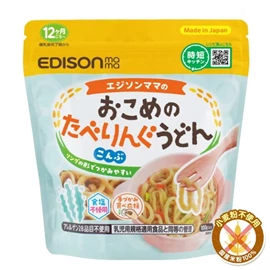 日本Edison 圈圈烏冬/ 昆布米 100g