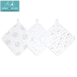 美國Aden+Anais 嬰兒洗面巾–可愛小兔 3條裝