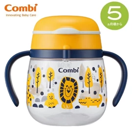 日本Combi LakuMug 學習杯(直飲型)-快樂森林 240ml