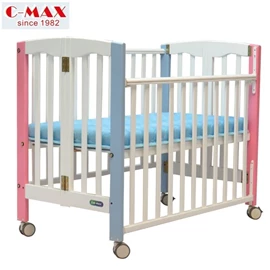 C-MAX 摺合式嬰兒床 #0115(附送3吋床褥)-白色