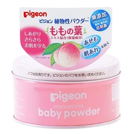 日本Pigeon 嬰兒爽身粉/ 桃葉精華 125g