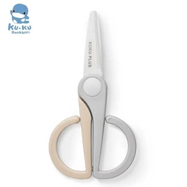 台灣KuKu Duck 寶寶陶瓷食物剪(連收納盒)(三色選)