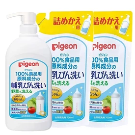 日本Pigeon 奶樽蔬菜清洗液/ 1+2 優惠套裝