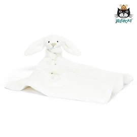 英國 JellyCat Bashful Luxe Bunny Soother 安撫巾/ White