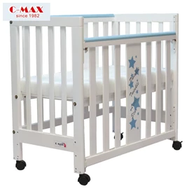 C-MAX 多功能嬰兒床 #390S (附送3吋床褥及升降板)-白色