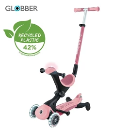 法國 Globber Go Up Deluxe Lights 360° 三合一兒童滑板車