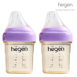 新加坡hegen PCTO™ 多功能寬口奶瓶-PPSU 150ml 兩個裝 紫色