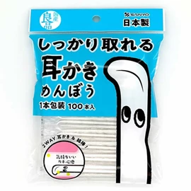 日本三洋 清洁绵花棒/ 耳挖式 100支