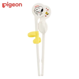 日本Pigeon 學習筷子/ Snoopy 白色